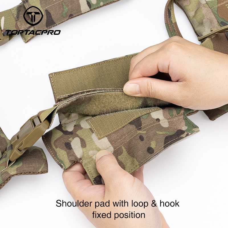 TOPTACPRO RhinoTactical Vest XN Quick Release Plate Carrier Military MOLLE Combat Vest 8302