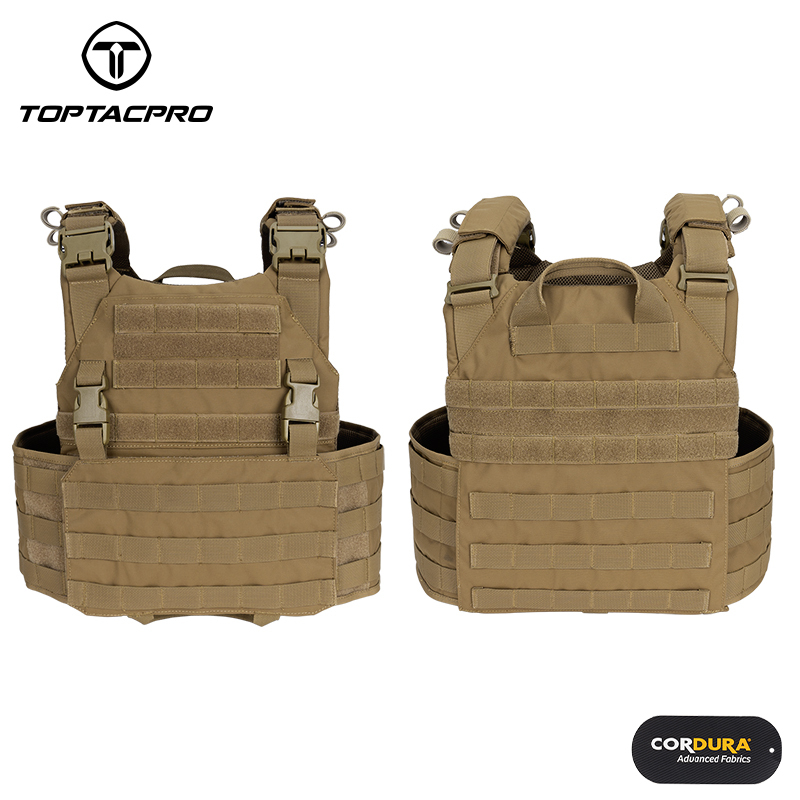 TOPTACPRO RhinoTactical Vest XN Quick Release Plate Carrier Military MOLLE Combat Vest 8302