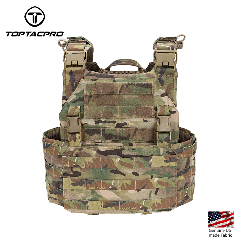 TOPTACPRO Rhino Tactical Vest XN Tactical Vest Quick Release Plate Carrier Military MOLLE Combat Vest 8302-IDOGEAR INDUSTRIAL