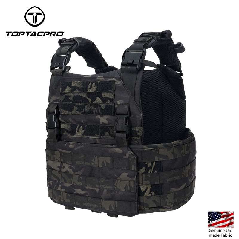 TOPTACPRO RhinoTactical Vest XN Quick Release Plate Carrier Military MOLLE Combat Vest 8302