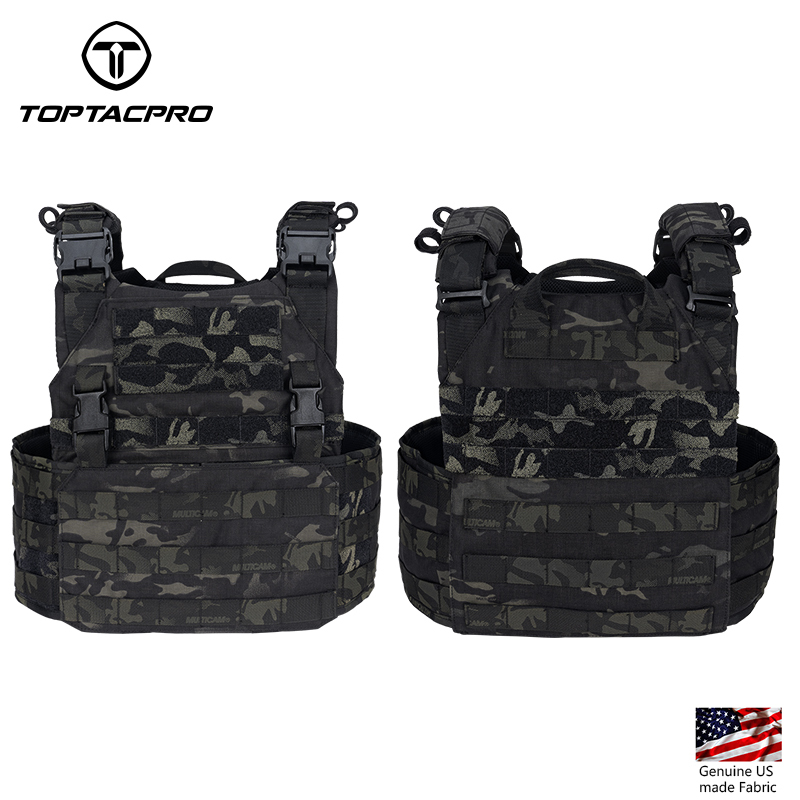 TOPTACPRO RhinoTactical Vest XN Quick Release Plate Carrier Military MOLLE Combat Vest 8302