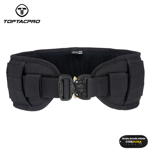 TOPTACPRO Tactical Belt Cobra Quick Release Rigger MOLLE Battle Belt High-end Material 8401