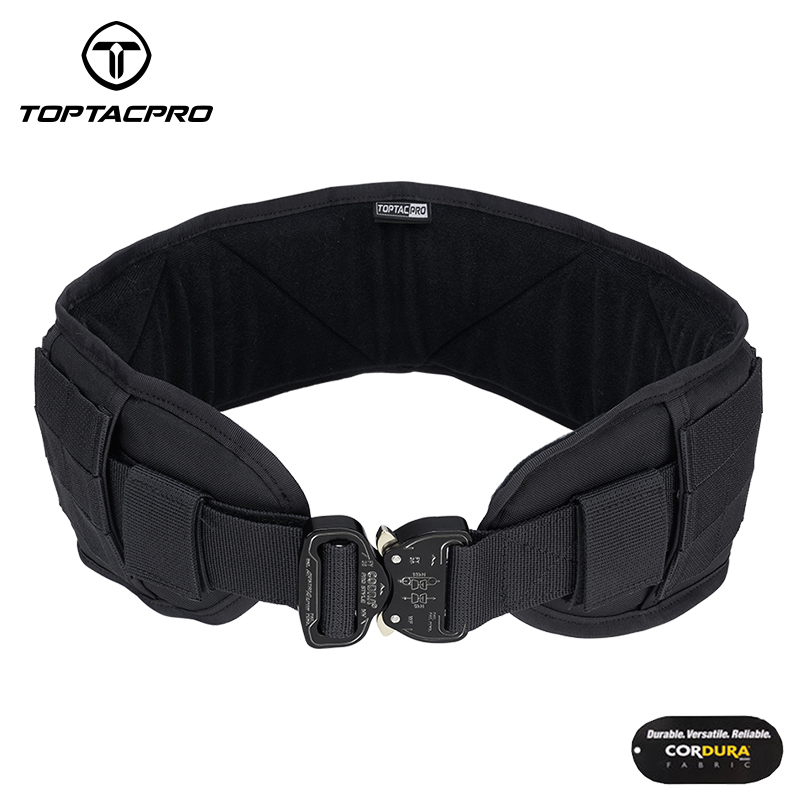 TOPTACPRO Tactical Belt Cobra Quick Release Rigger MOLLE Battle Belt High-end Material 8401-IDOGEAR INDUSTRIAL