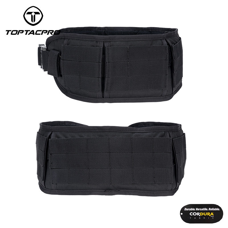 TOPTACPRO Tactical Belt Cobra Quick Release Rigger MOLLE Battle Belt High-end Material 8401