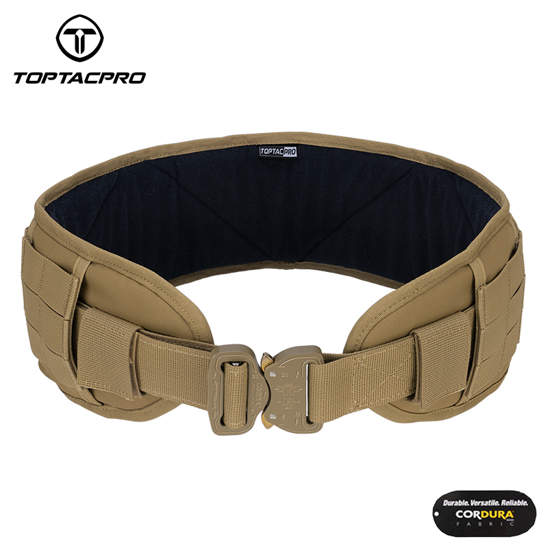 TOPTACPRO Tactical Belt Cobra Quick Release Rigger MOLLE Battle Belt High-end Material 8401-IDOGEAR INDUSTRIAL