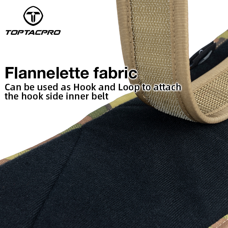 TOPTACPRO Tactical Belt Cobra Quick Release Rigger MOLLE Battle Belt High-end Material 8401