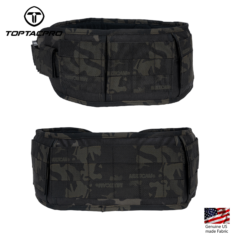 TOPTACPRO Tactical Belt Cobra Quick Release Rigger MOLLE Battle Belt High-end Material 8401