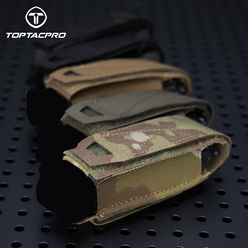 TOPTACPRO Tactical Tool Pouch 9mm Fast release Expandable MOLLE Pouch 8501
