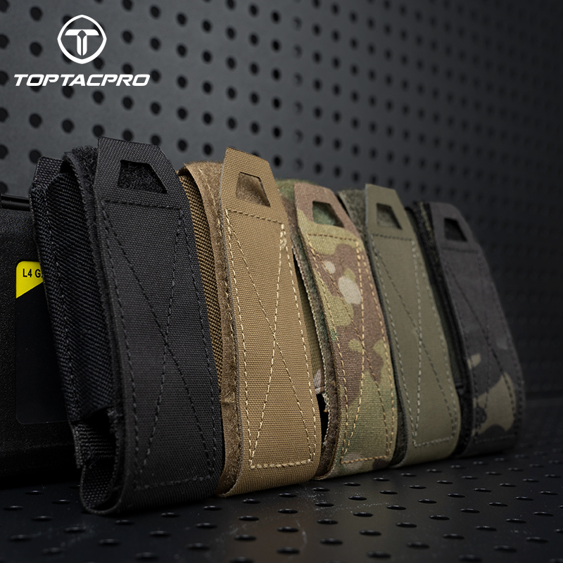 TOPTACPRO Tactical Tool Pouch 9mm Fast release Expandable MOLLE Pouch 8501