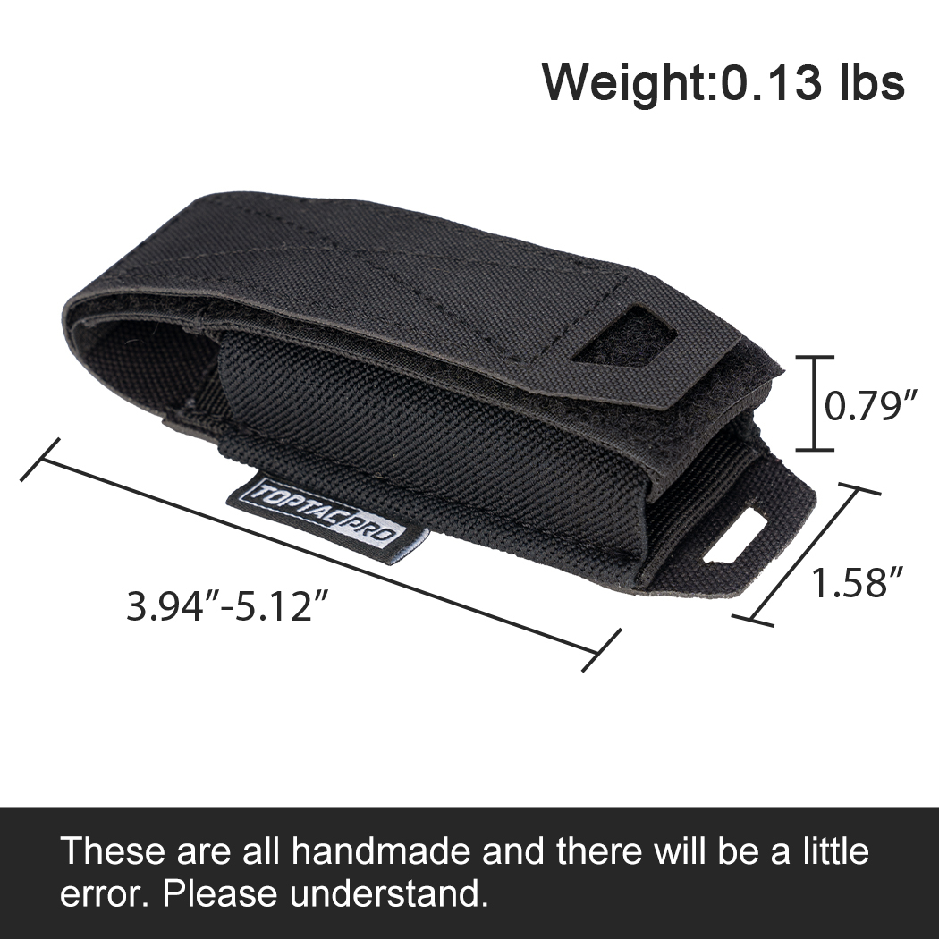 TOPTACPRO Tactical Tool Pouch 9mm Fast release Expandable MOLLE Pouch 8501