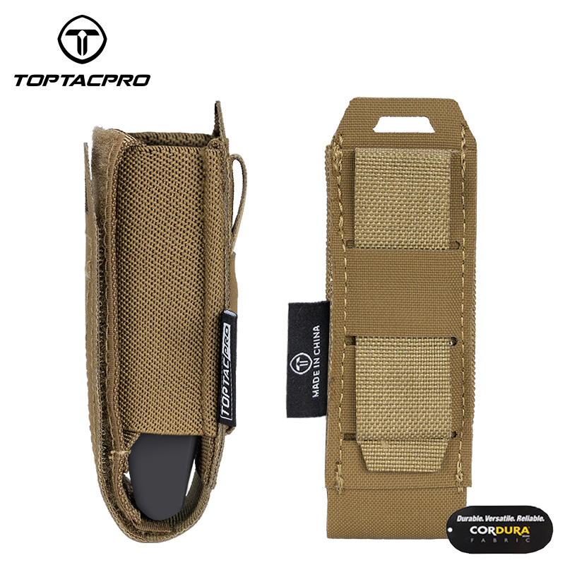 TOPTACPRO Tactical Mag Pouch 9mm Pistol Mag Carrier Fast release Expandable MOLLE 8501-IDOGEAR INDUSTRIAL