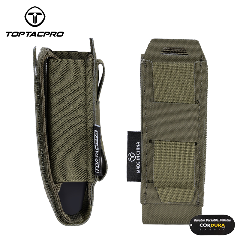 TOPTACPRO Tactical Mag Pouch 9mm Pistol Mag Carrier Fast release Expandable MOLLE 8501-IDOGEAR INDUSTRIAL