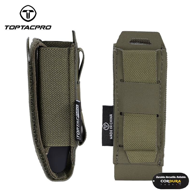 TOPTACPRO Tactical Mag Pouch 9mm Pistol Mag Carrier Fast release Expandable MOLLE 8501-IDOGEAR INDUSTRIAL