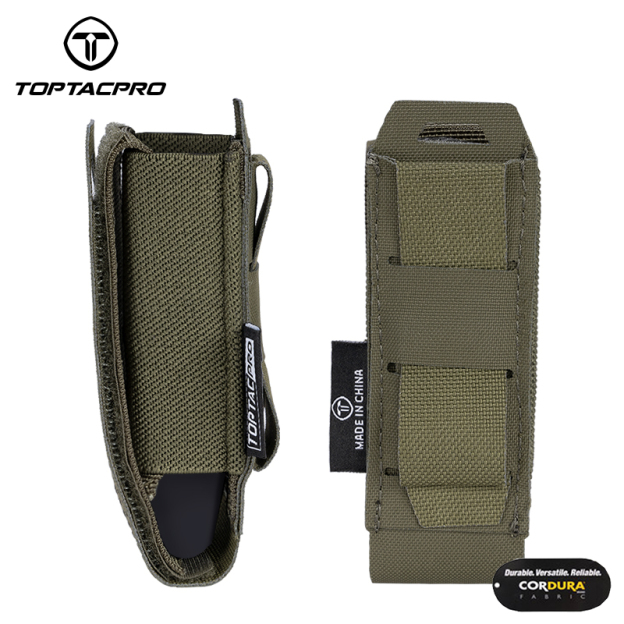 TOPTACPRO Tactical Mag Pouch 9mm Pistol Mag Carrier Fast release Expandable MOLLE 8501-IDOGEAR INDUSTRIAL