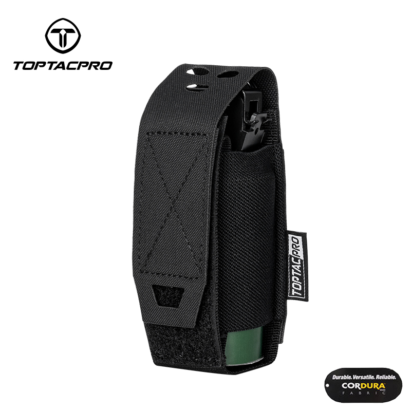 TOPTACPRO Molle Flashlight Holder Magazine Pouch Portable Multiuse Tool Pouches 8502