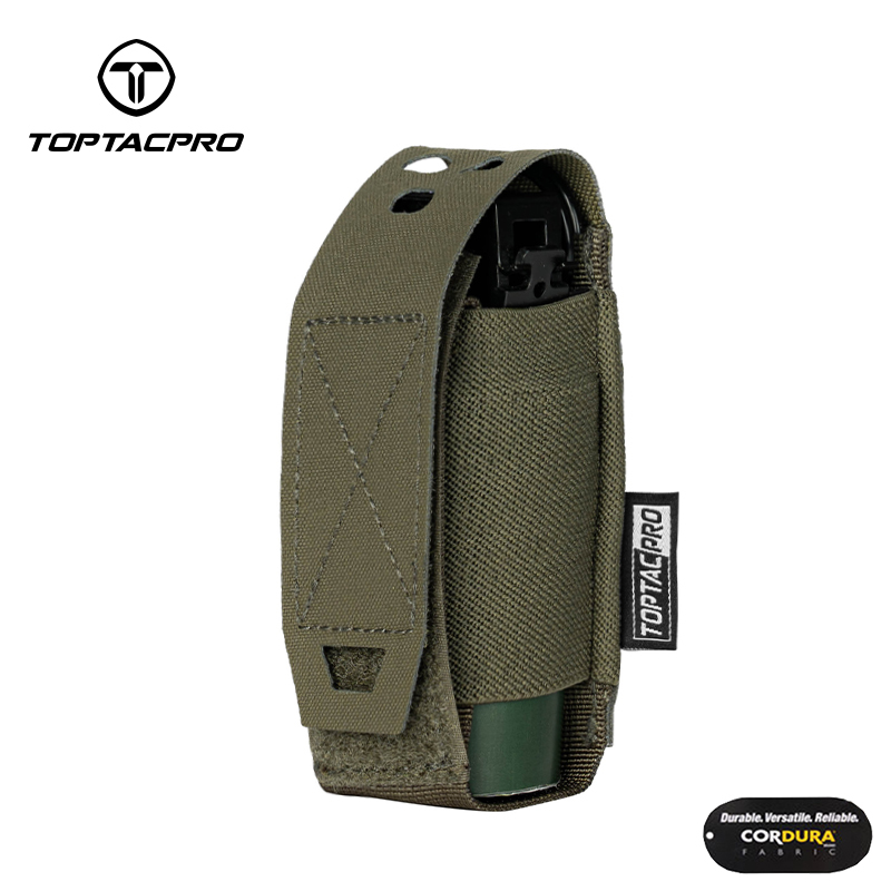 TOPTACPRO Molle Flashlight Holder Magazine Pouch Tactical Pouches Flashbang Pouch Portable Multiuse Tool Pouches 8502-IDOGEAR INDUSTRIAL