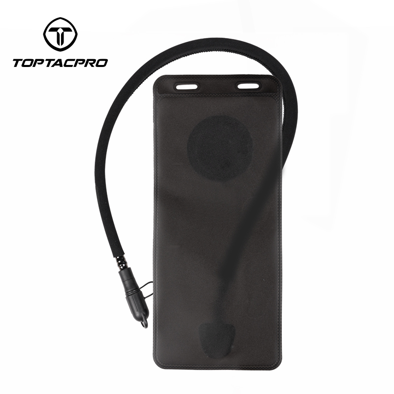 TOPTACPRO 1L Hydration Bladder Water Bladder Foldable Bag with Drinking Tube 8907