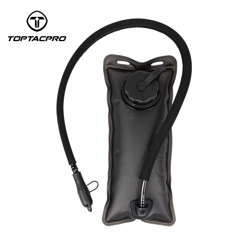 TOPTACPRO 1L Hydration Bladder Water Bladder Foldable Bag with Drinking Tube 8907