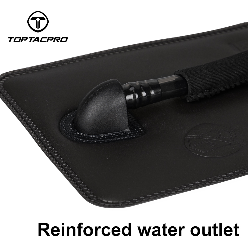 TOPTACPRO 1L Hydration Bladder Water Bladder Foldable Bag with Drinking Tube 8907