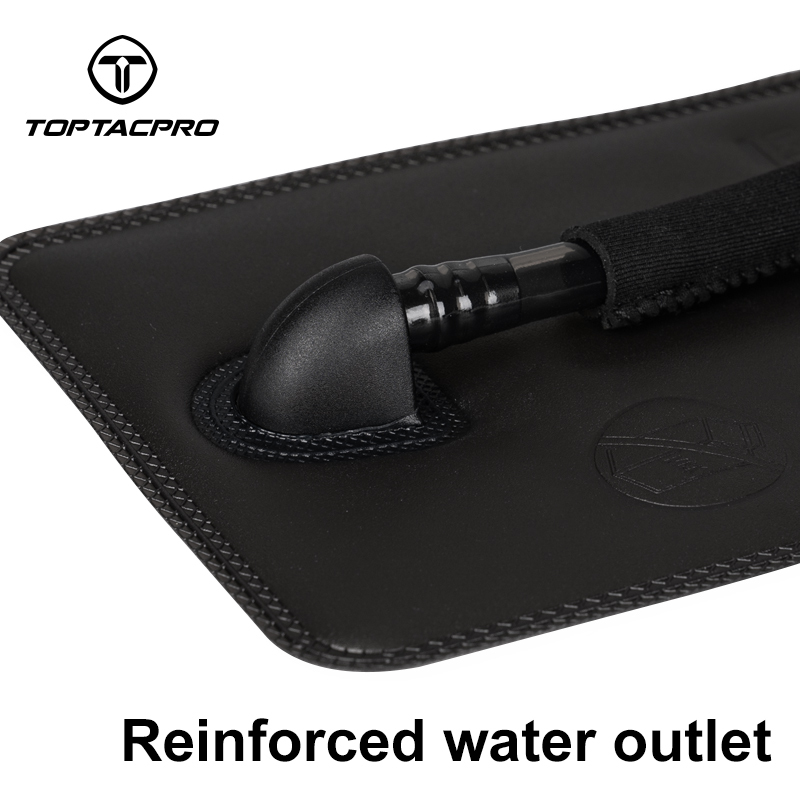 TOPTACPRO 1L Hydration Bladder Water Bladder Foldable Bag with Drinking Tube 8907