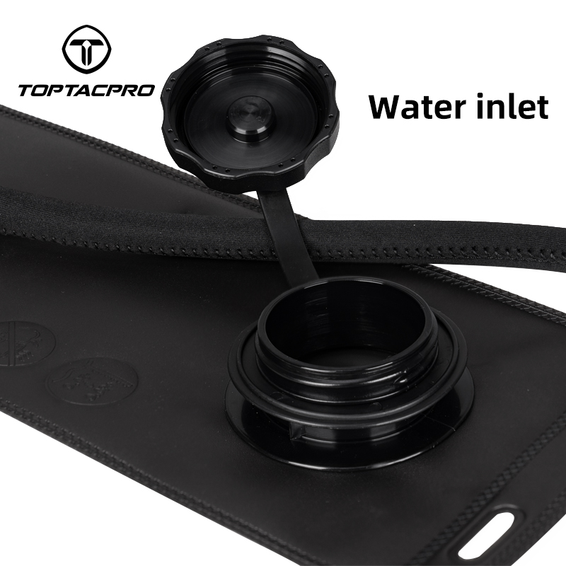 TOPTACPRO 1L Hydration Bladder Water Bladder Foldable Bag with Drinking Tube 8907