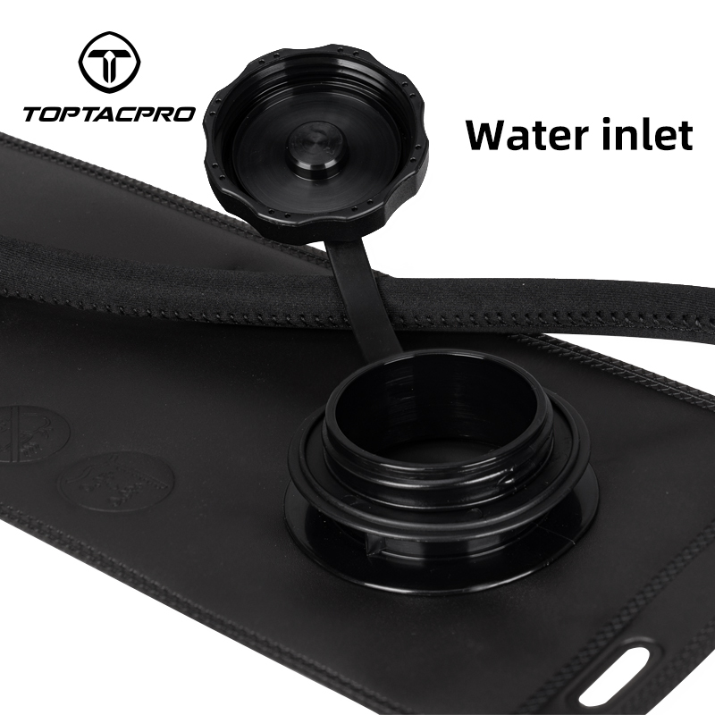 TOPTACPRO 1L Hydration Bladder Water Bladder Foldable Bag with Drinking Tube 8907