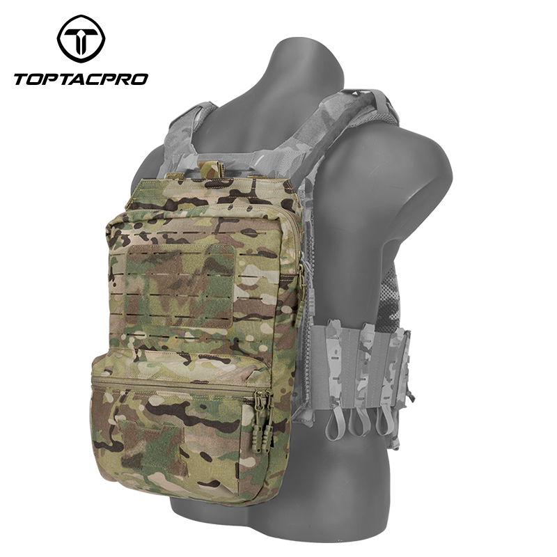 TOPTACPRO Tactical MOLLE Hydration Pack for 2L Hydration Water Bladder 8505