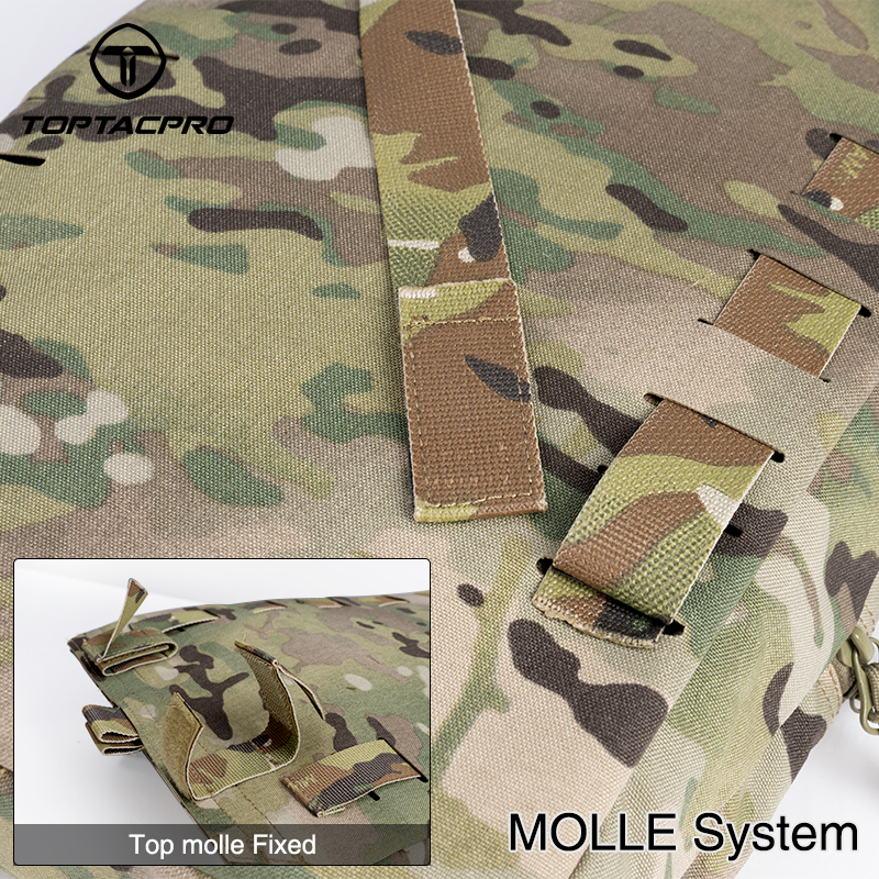 TOPTACPRO Tactical MOLLE Hydration Pack for 2L Hydration Water Bladder 8505