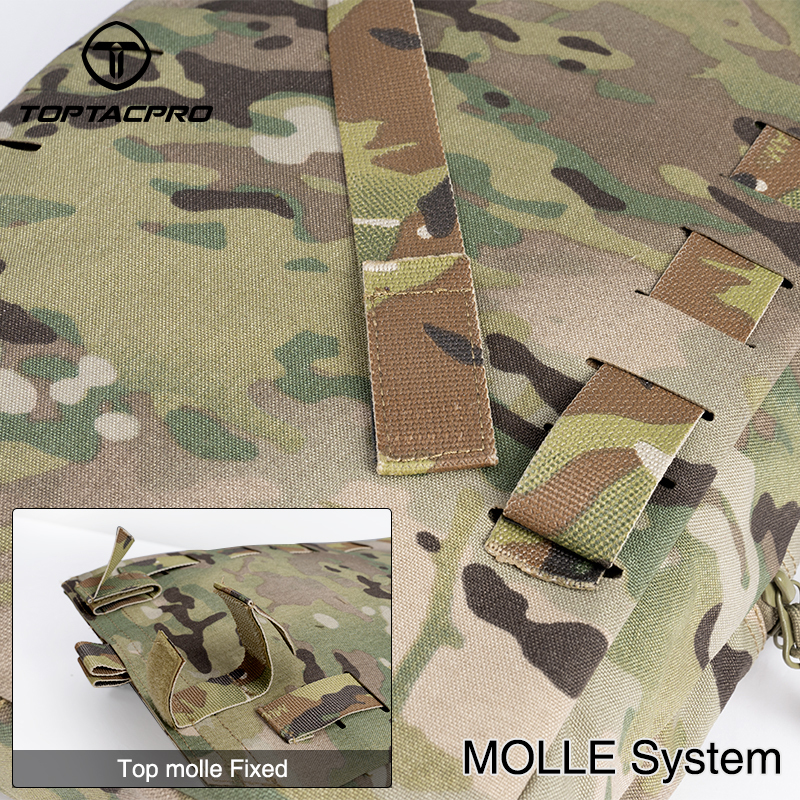 TOPTACPRO Tactical MOLLE Hydration Pack for 2L Hydration Water Bladder 8505