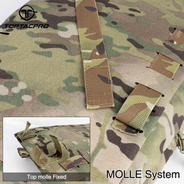 TOPTACPRO Tactical MOLLE Hydration Pack for 2L Hydration Water Bladder 8505