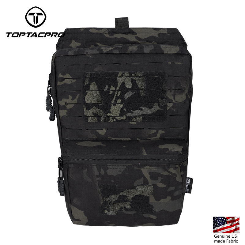 TOPTACPRO Tactical MOLLE Hydration Pack for 2L Hydration Water Bladder 8505