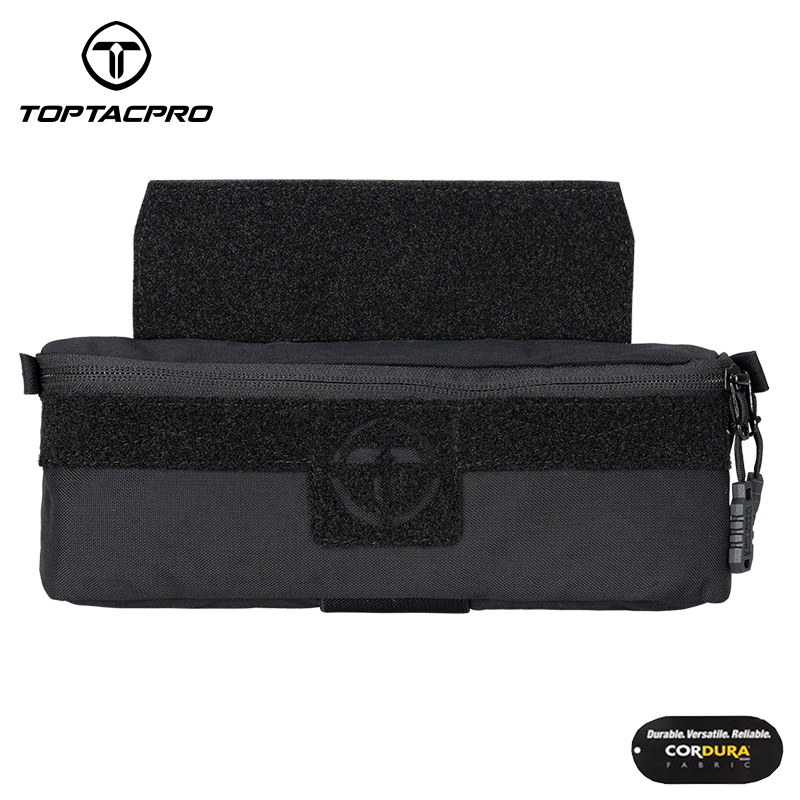 TOPTACPRO Tactical Dump Drop Pouch Molle Admin Pouch for JPC CPC AVS Vest 8506