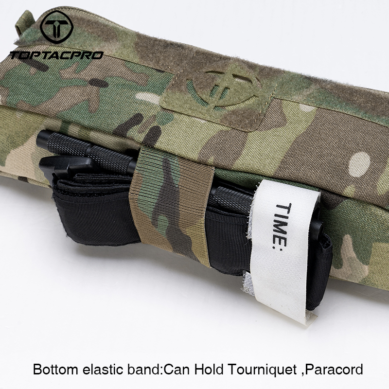 TOPTACPRO Tactical Dump Drop Pouch Molle Admin Pouch for JPC CPC AVS Vest 8506