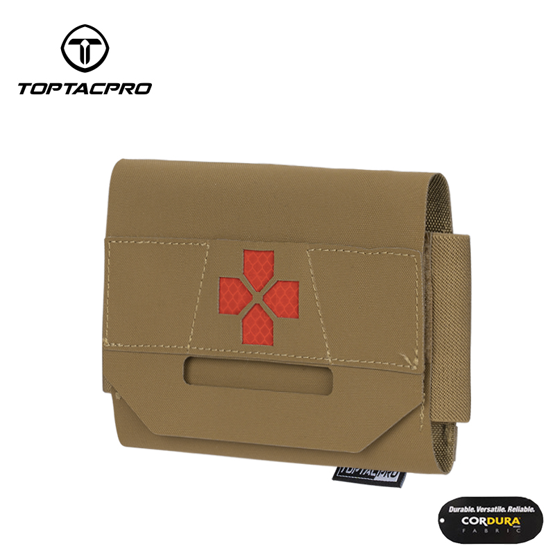 TOPTACPRO Tactical Micro Medical Pouch MOLLE First Aid Kits Bag 8508