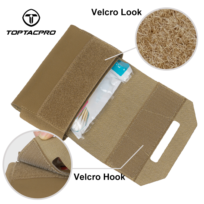 TOPTACPRO Tactical Micro Medical Pouch MOLLE First Aid Kits Bag 8508
