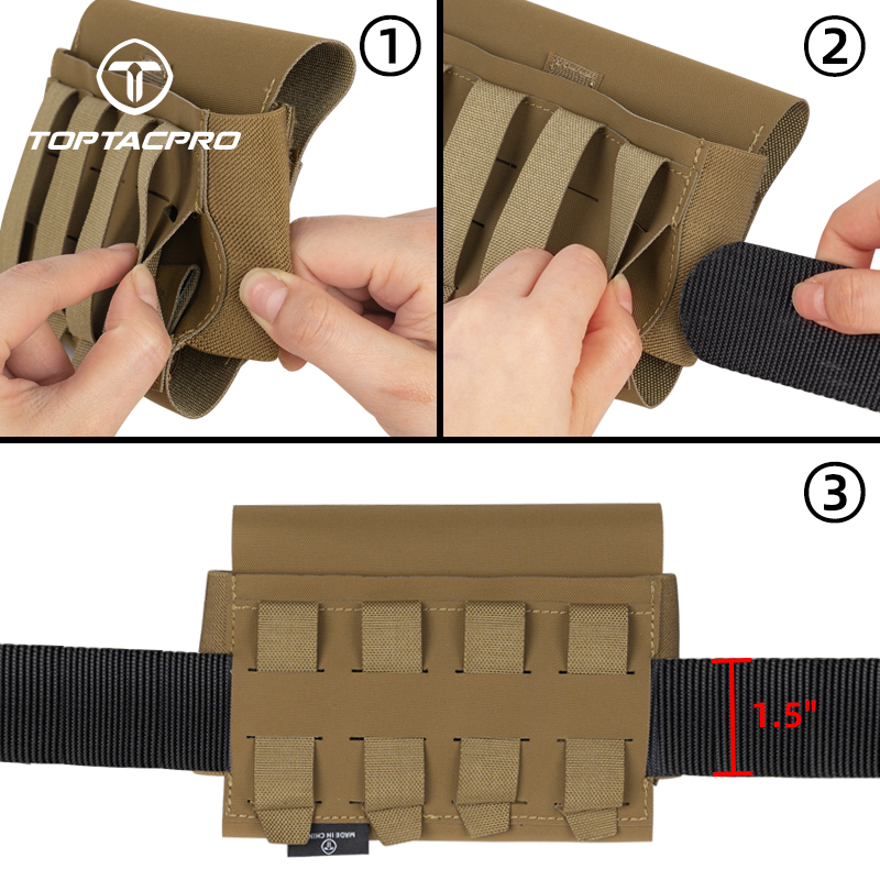 TOPTACPRO Tactical Micro Medical Pouch MOLLE First Aid Kits Bag 8508