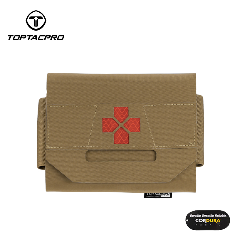 TOPTACPRO Tactical Micro Medical Pouch MOLLE First Aid Kits Bag 8508