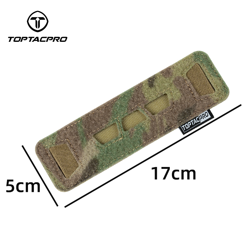 TOPTACPRO Tactical Glow Sticks Pouch Laser Cut Hook & Loop Pouch Light Sticks Holder Carrier 8509