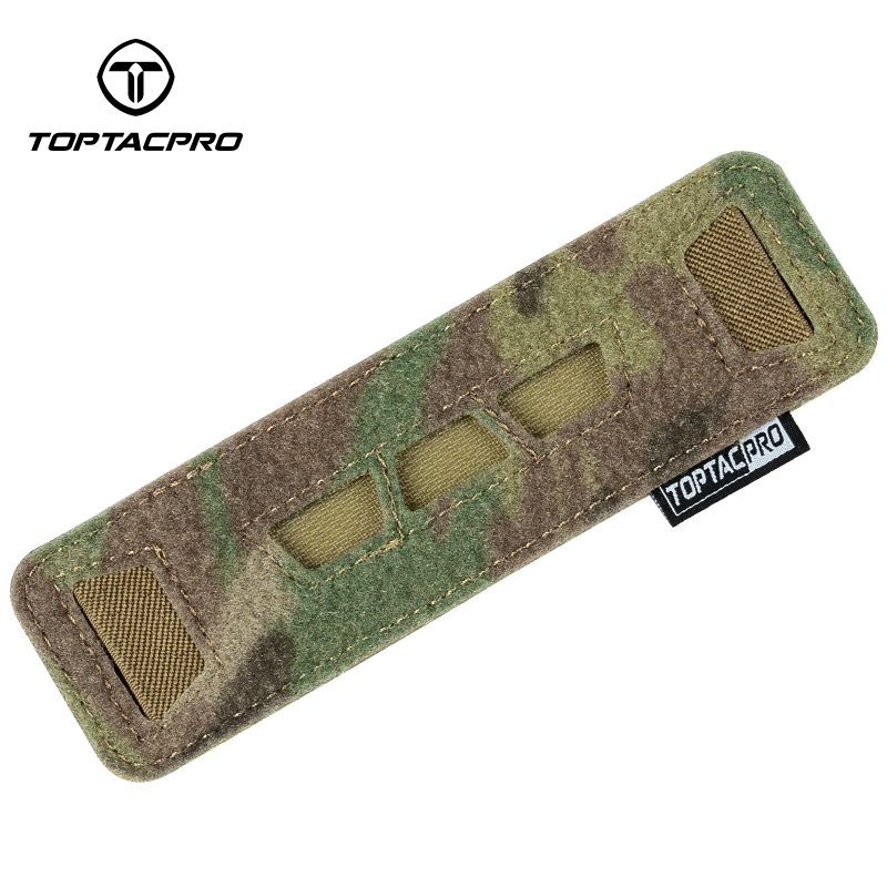 TOPTACPRO Tactical Glow Sticks Pouch Laser Cut Hook & Loop Pouch Light Sticks Holder Carrier 8509