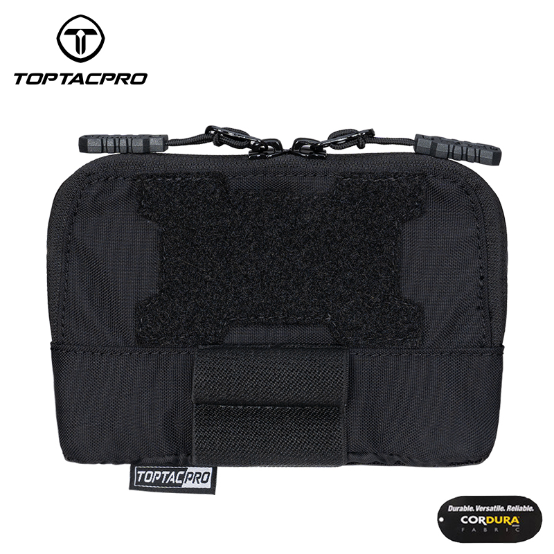 TOPTACPRO Tactical MOLLE Admin Panel Pouch Small Chest Pouch For Tactical Vest JPC2.0 AVS CPC 8510