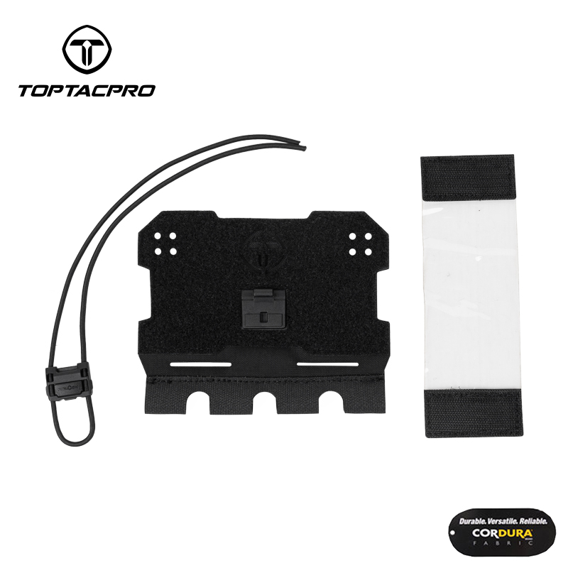 TOPTACPRO Tactical Admin Phone Pouch for Vest MOLLE Plate Carrier Phone Carrier Holder 8512