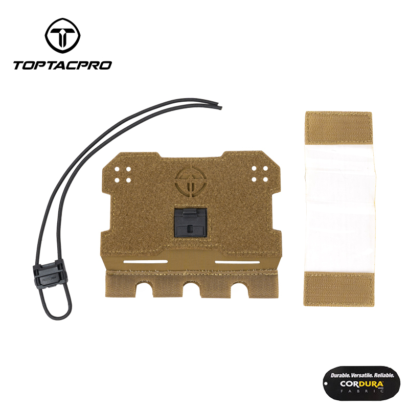 TOPTACPRO Tactical Admin Phone Pouch for Vest MOLLE Plate Carrier Phone Carrier Holder 8512