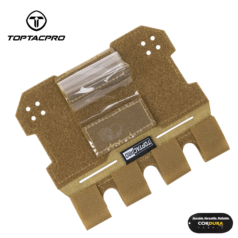 TOPTACPRO Tactical Admin Phone Pouch for Vest MOLLE Plate Carrier Phone Carrier Holder 8512