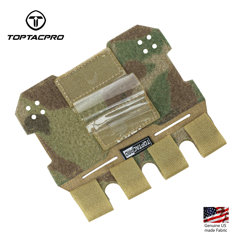 TOPTACPRO Tactical Admin Phone Pouch for Vest MOLLE Plate Carrier Phone Carrier Holder 8512