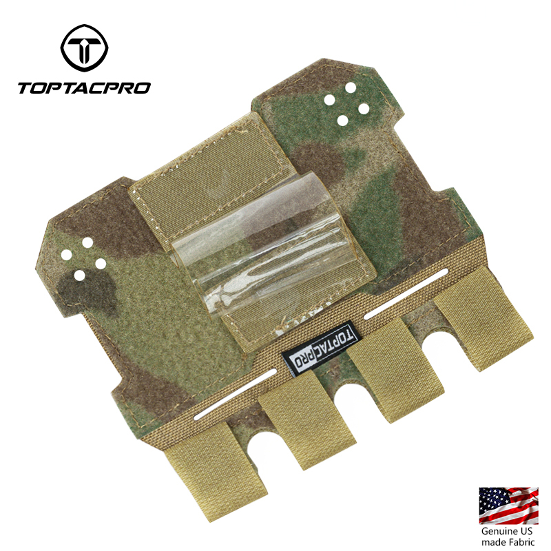 TOPTACPRO Tactical Admin Phone Pouch for Vest MOLLE Plate Carrier Phone Carrier Holder 8512