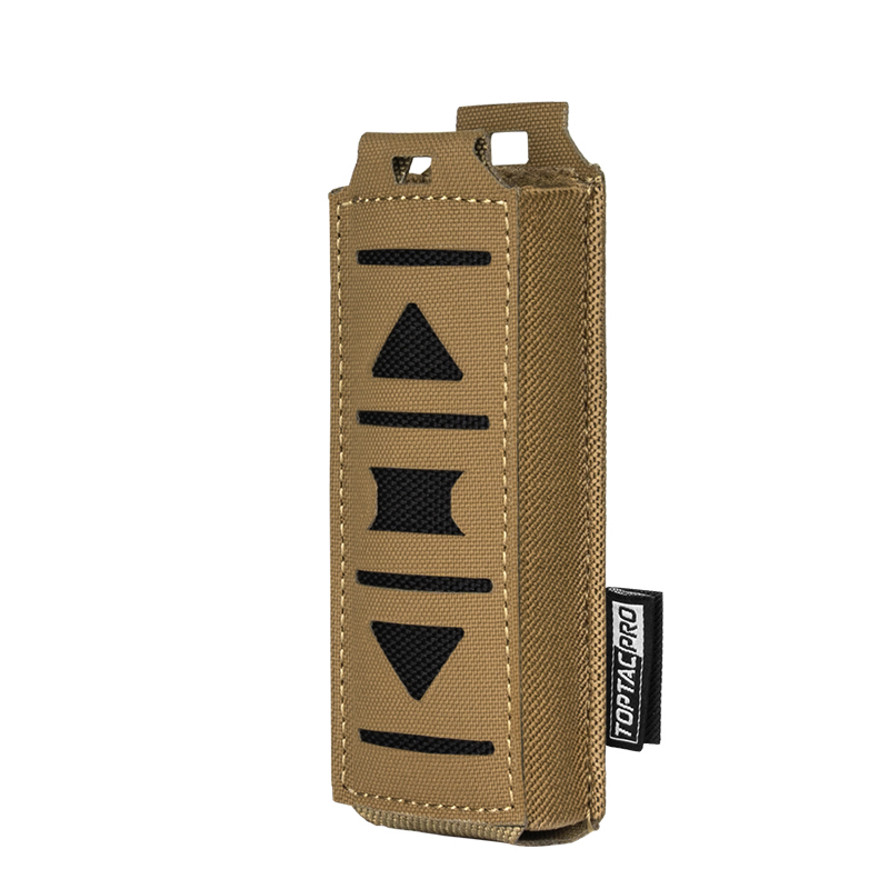 TOPTACPRO Tactical Mag Pouch 9mm MOLLE Single Mag Carrier Laser Cut 9mm Pouch 8513-IDOGEAR INDUSTRIAL