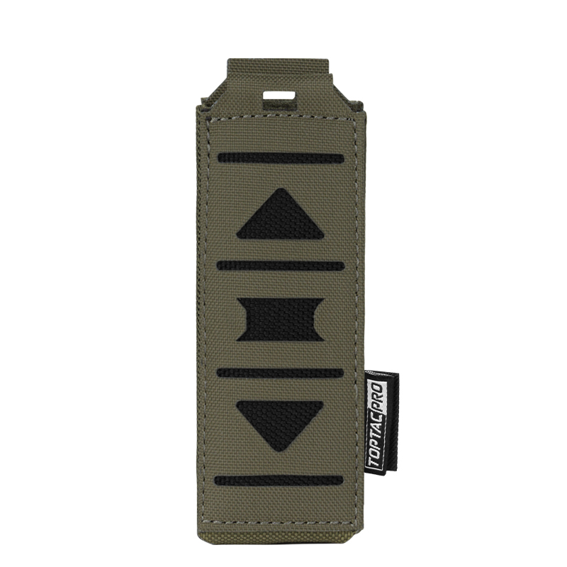 TOPTACPRO Tactical Mag Pouch 9mm MOLLE Single Mag Carrier Laser Cut 9mm Pouch 8513-IDOGEAR INDUSTRIAL