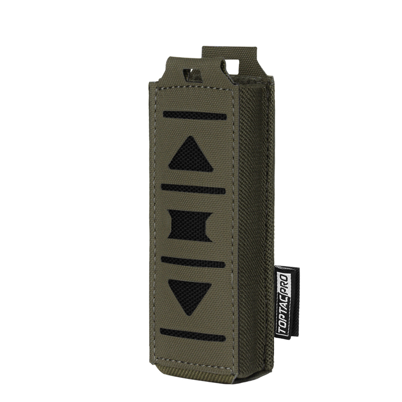 TOPTACPRO Tactical Mag Pouch 9mm MOLLE Single Mag Carrier Laser Cut 9mm Pouch 8513-IDOGEAR INDUSTRIAL