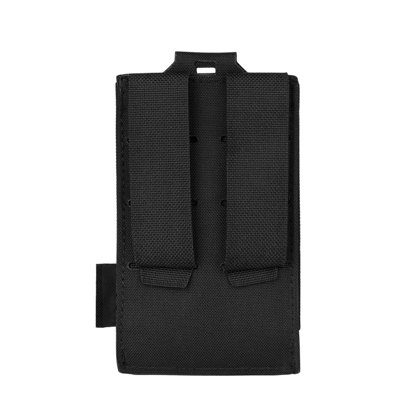 TOPTACPRO Tactical Mag Pouch 5.56mm MOLLE Single Mag Carrier Laser Cut Design Airsoft 8514