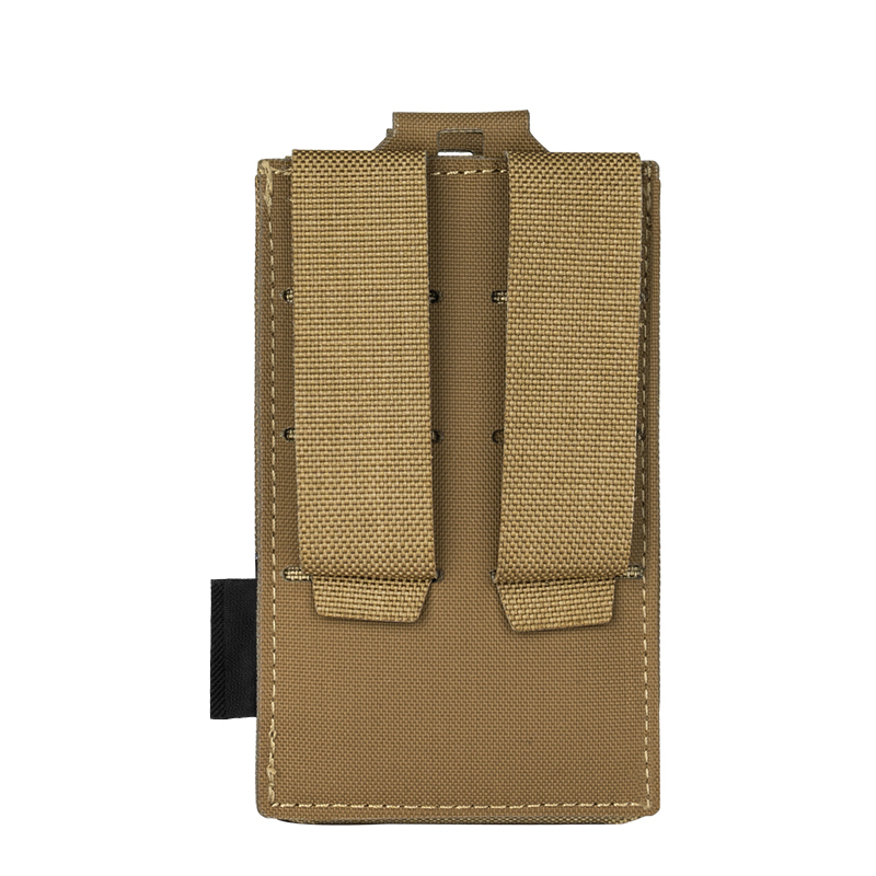 TOPTACPRO Tactical Mag Pouch 5.56mm MOLLE Single Mag Carrier Laser Cut Design Airsoft 8514